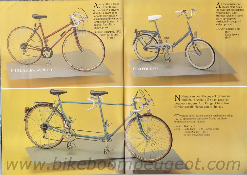 Peugeot 1985 Brochure United Kingdom